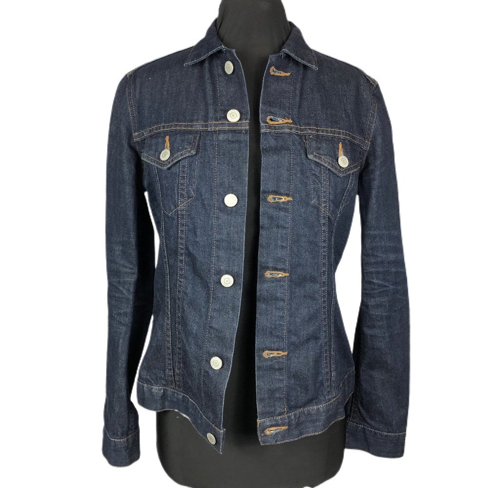 Levi’s Dark Wash Khadi Trucker Jacket Size M
